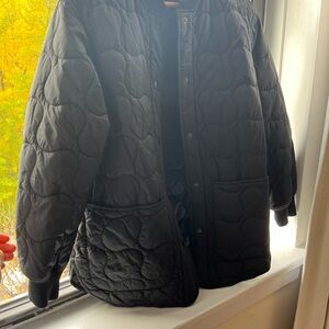 Black Madwell down Quilted Jacket